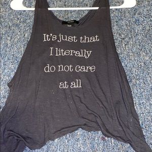 Quote tank top